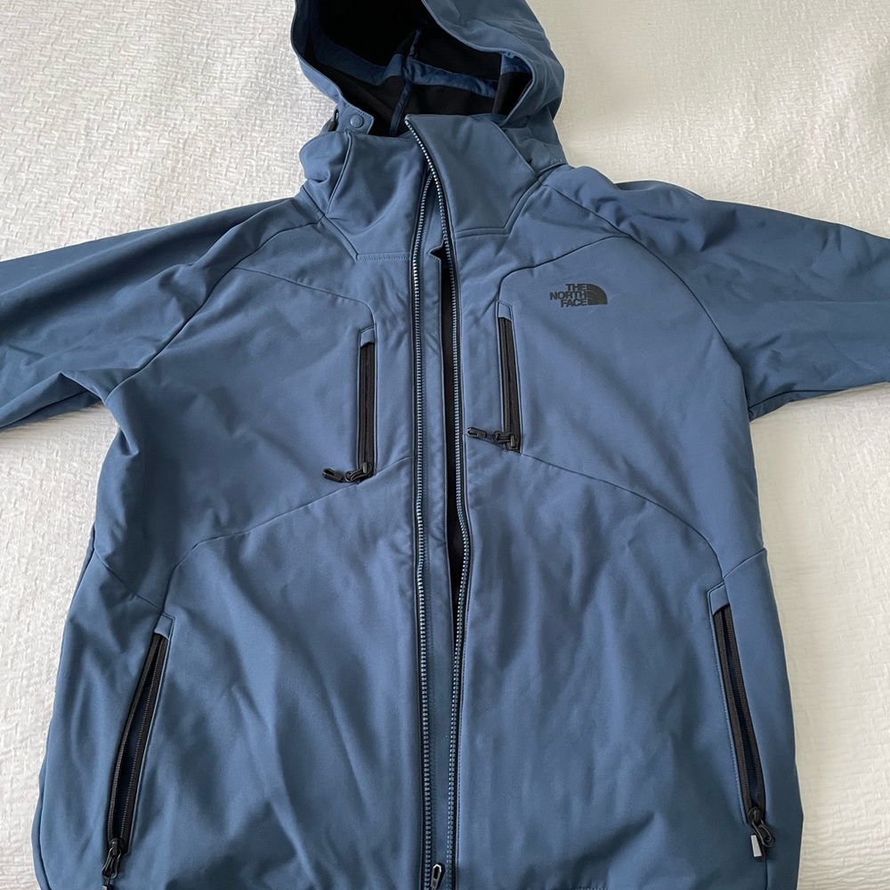 Mens L North Face Ski Coat with Base Layer